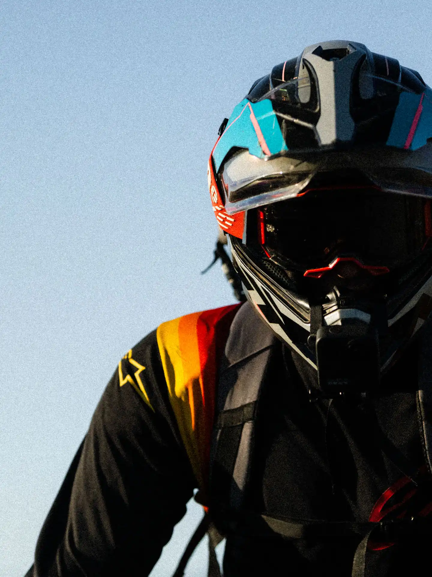 Rider on off-road trail in Crete