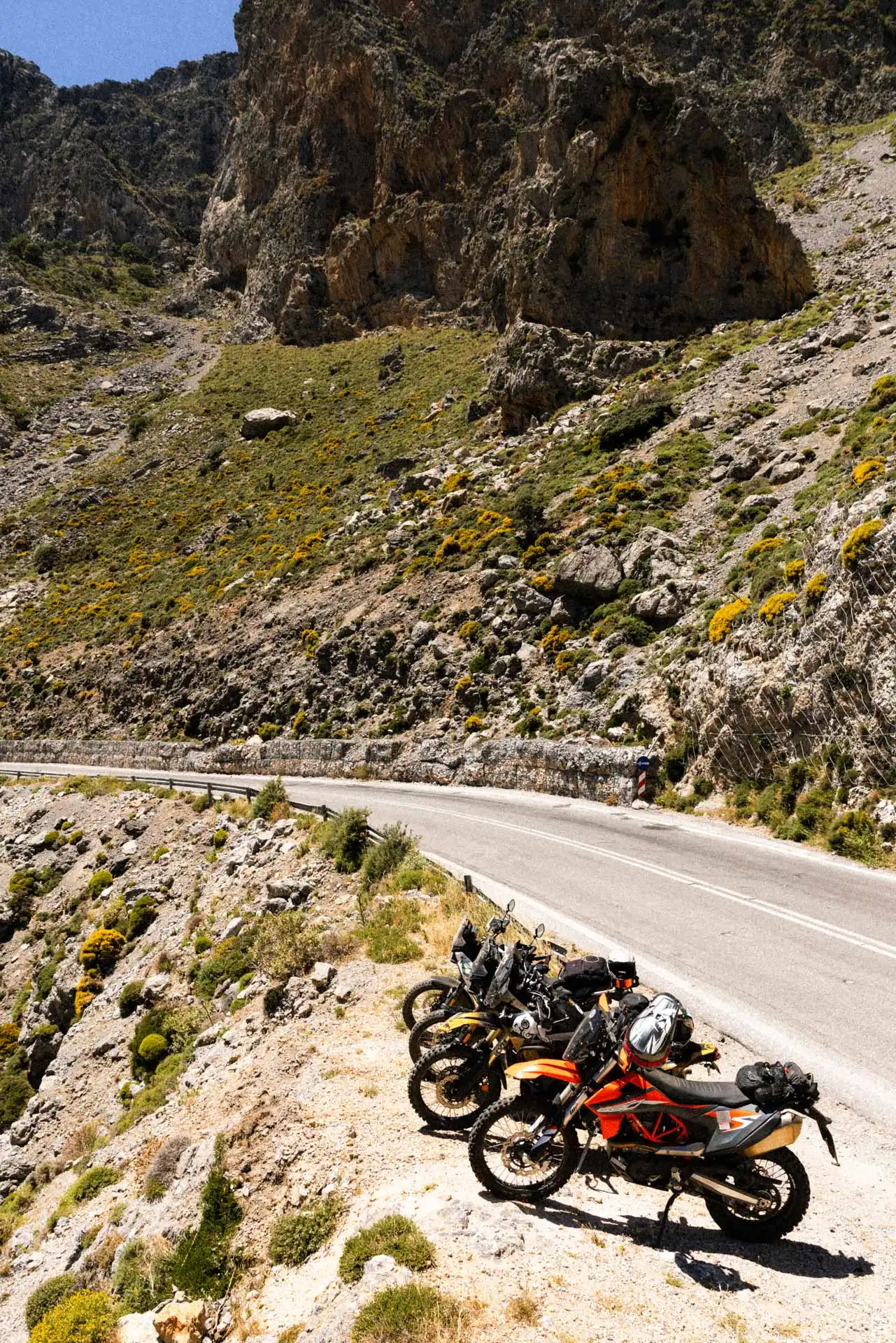Off-road motorcycle Crete